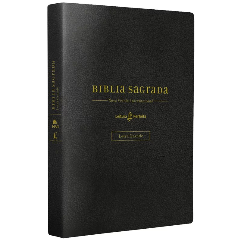 Bíblia Sagrada | NVI | Leitura Perfeita | Letra Grande |Espaço para Anotações |Capa Couro Soft Preta Bíblia Sagrada | NVI | Leitura Perfeita | Letra Grande |Espaço para Anotações |Capa Couro Soft Preta