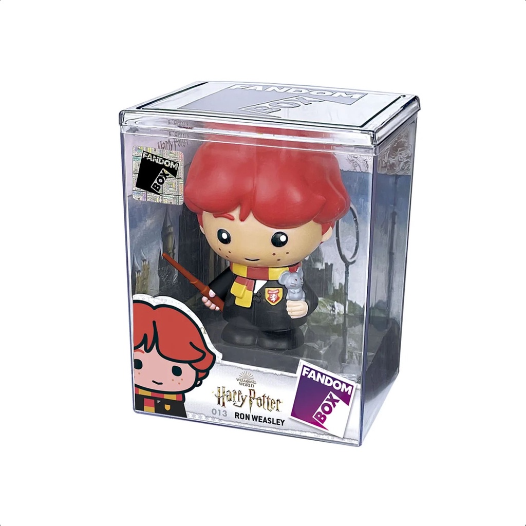 Fandom Box Ron Weasley Boneco Colecionável 11 cm Harry Potter Material Vinil Atóxico – Líder Brinquedos 3258 Fandom Box Ron Weasley Boneco Colecionável 11 cm Harry Potter Material Vinil Atóxico – Líder Brinquedos 3258