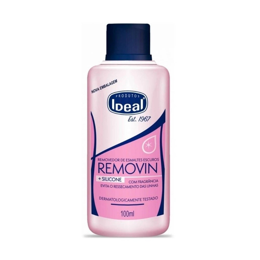 Removedor De Esmalte Ideal Removin 100Ml Removedor De Esmalte Ideal Removin 100Ml