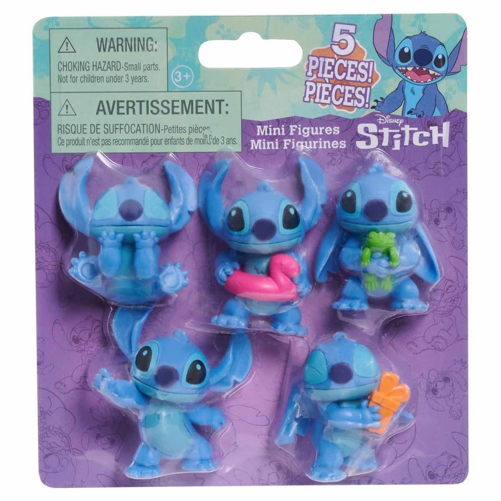 5 Mini Bonecos de 4cm do Stitch Colecionáveis – Disney 5 Mini Bonecos de 4cm do Stitch Colecionáveis – Disney