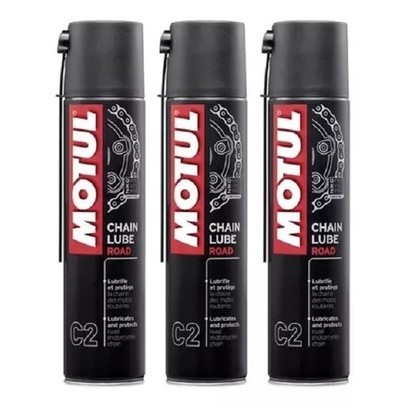 3 und Motul C2 Chain Lube 400ml Spray Lubrificante Corrente 3 und Motul C2 Chain Lube 400ml Spray Lubrificante Corrente