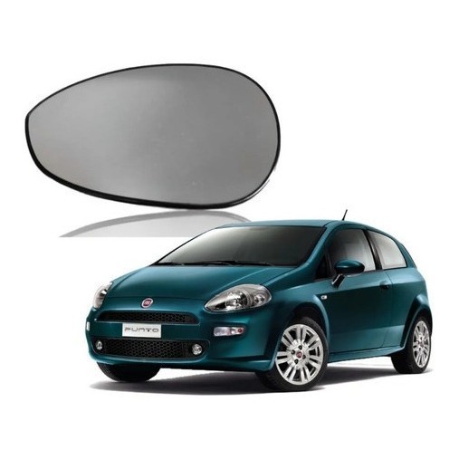 Vidro Lente Espelho Retrovisor Fiat Punto Linea 07 A 16 Lado direito Vidro Lente Espelho Retrovisor Fiat Punto Linea 07 A 16 Lado direito