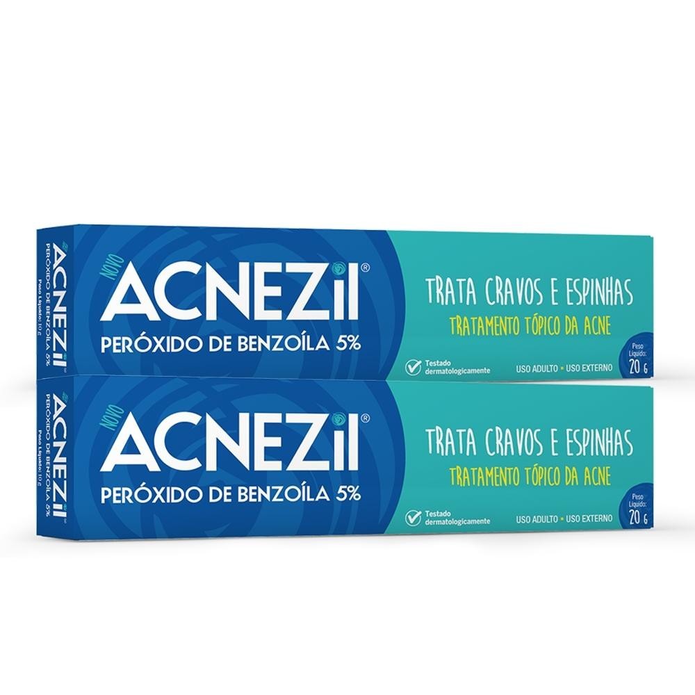 Acnezil Gel 20g – KIT COM 2 UN Acnezil Gel 20g – KIT COM 2 UN