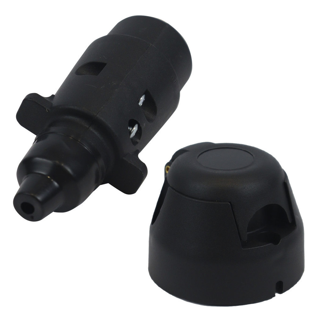 Kit Engate Reboque 7 Polos Bivolt Plastico Preto Macho Femea Carretinha Cavalo Facil Encaixe Kit Engate Reboque 7 Polos Bivolt Plastico Preto Macho Femea Carretinha Cavalo Facil Encaixe