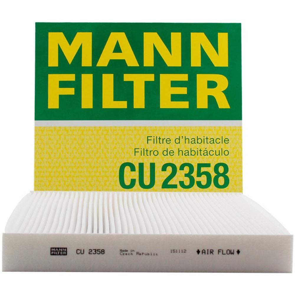 Filtro Cabine Civic 2006 a 2016 Mann-Filter CU 2358 Filtro Cabine Civic 2006 a 2016 Mann-Filter CU 2358