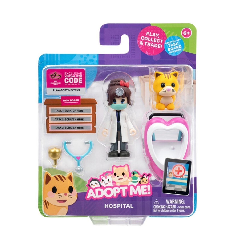 2 Bonecas Amigos e Pet – Hospital – Adopt Me 2 Bonecas Amigos e Pet – Hospital – Adopt Me