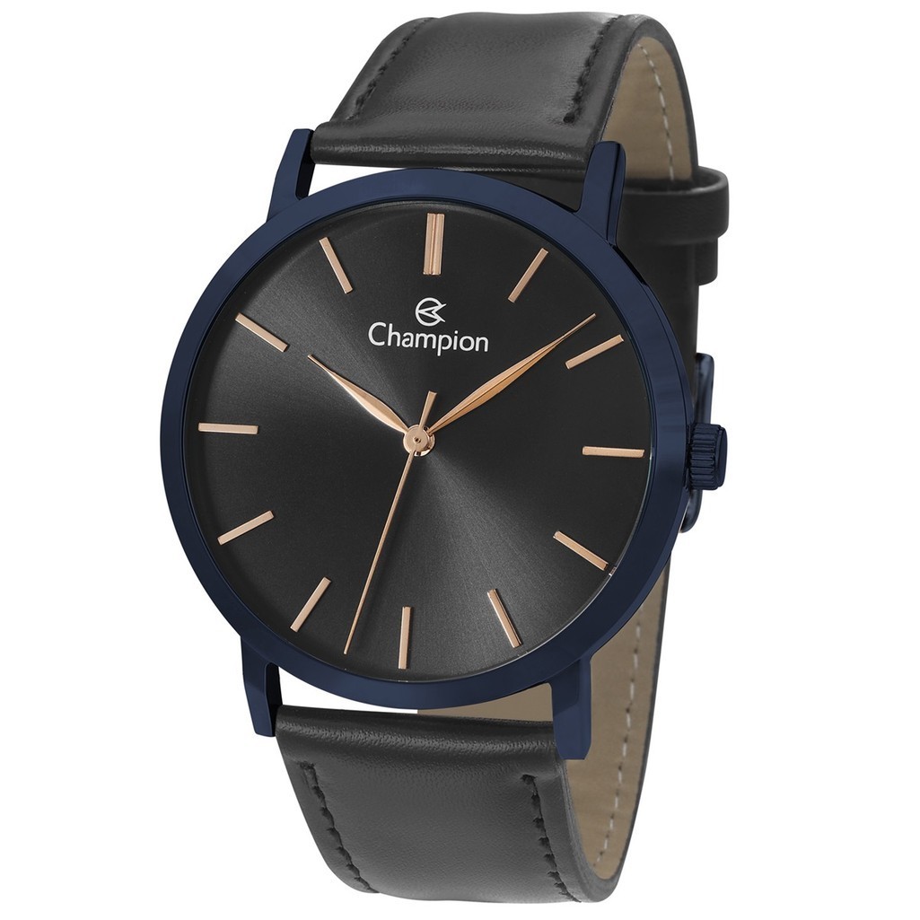 Relógio Champion CN20677D: masculino, couro preto, analógico, original e à prova d’água. Presente estiloso e acessível. Relógio Champion CN20677D: masculino, couro preto, analógico, original e à prova d’água. Presente estiloso e acessível.