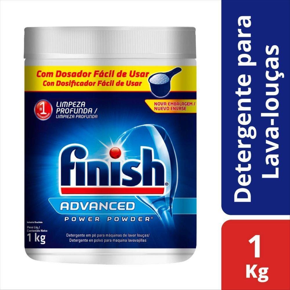 Detergente para Lava Louças em Pó Finish 1kg Detergente para Lava Louças em Pó Finish 1kg