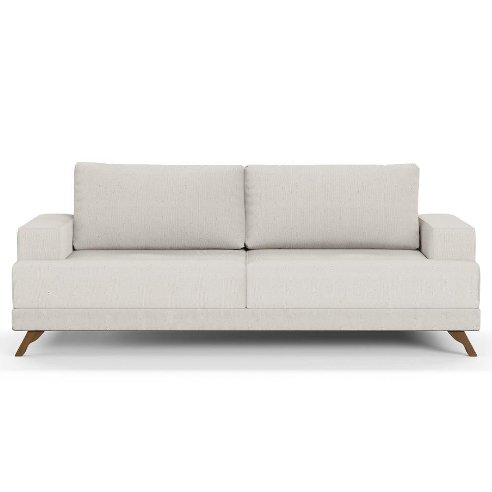 Sofá 160cm 2 Lugares Pés Curvos Santi Linho D05 Cru – Mpozenato Sofá 160cm 2 Lugares Pés Curvos Santi Linho D05 Cru – Mpozenato