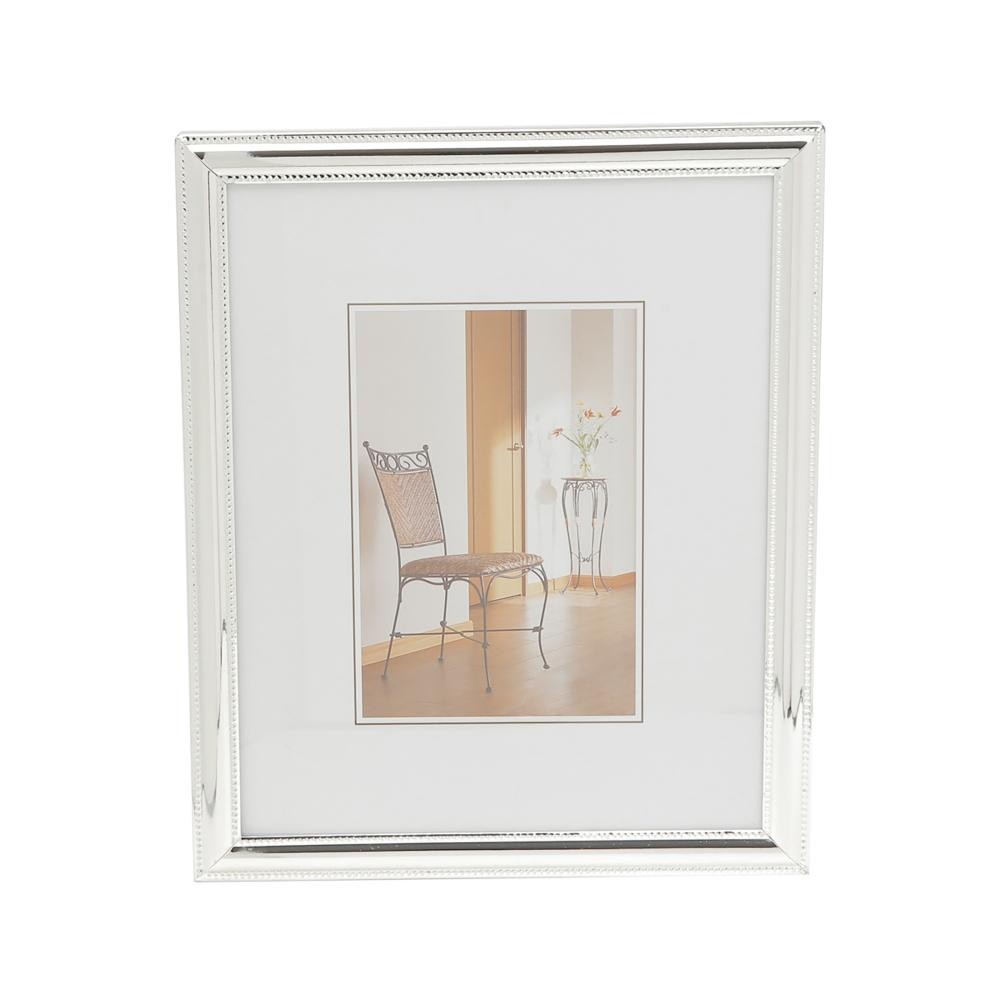 Porta Retrato Wolff Prata de Aço 15cm x 20cm Porta Retrato Wolff Prata de Aço 15cm x 20cm