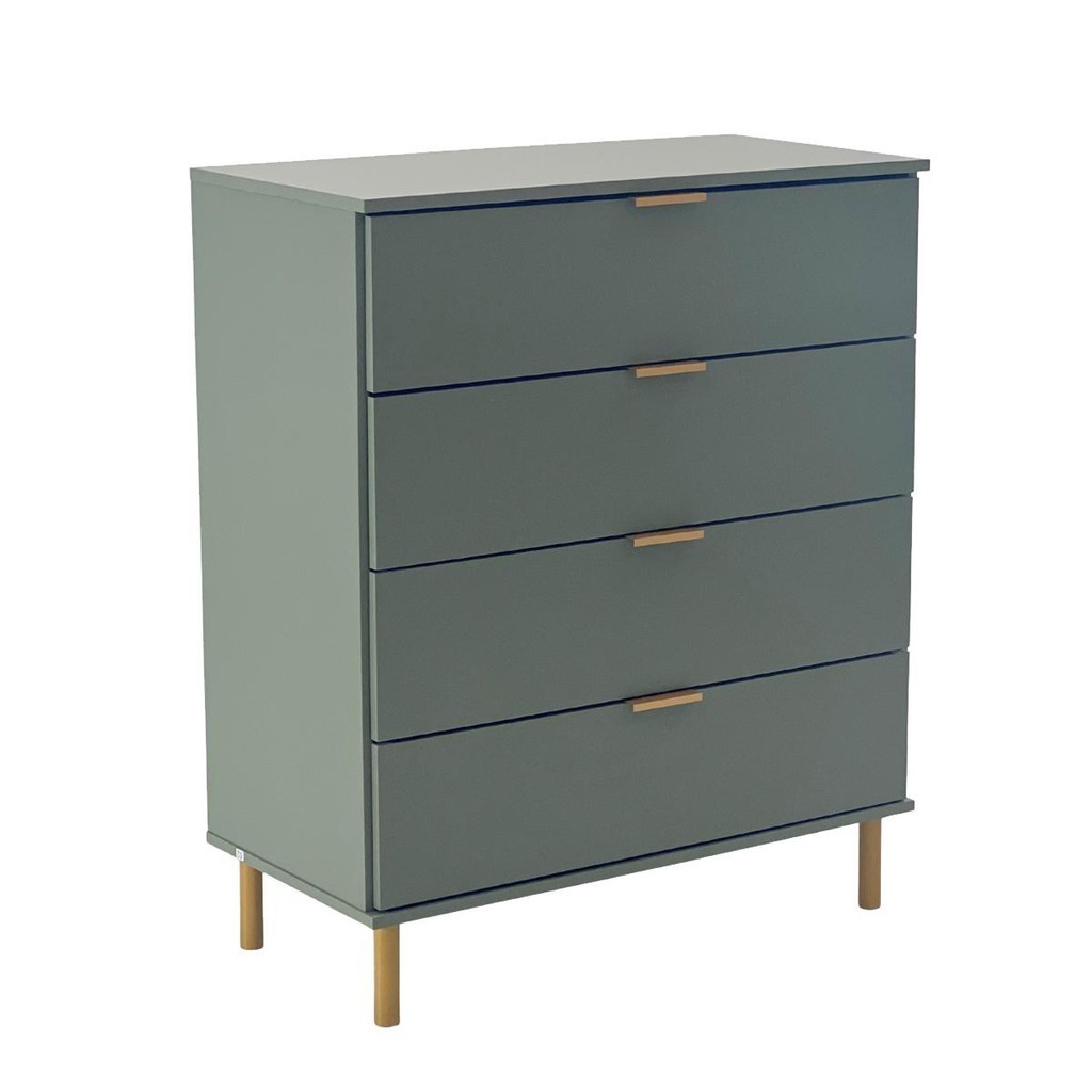 Cômoda Ditália 4 Gavetas DM-242 Verde Oliva Cômoda Ditália 4 Gavetas DM-242 Verde Oliva