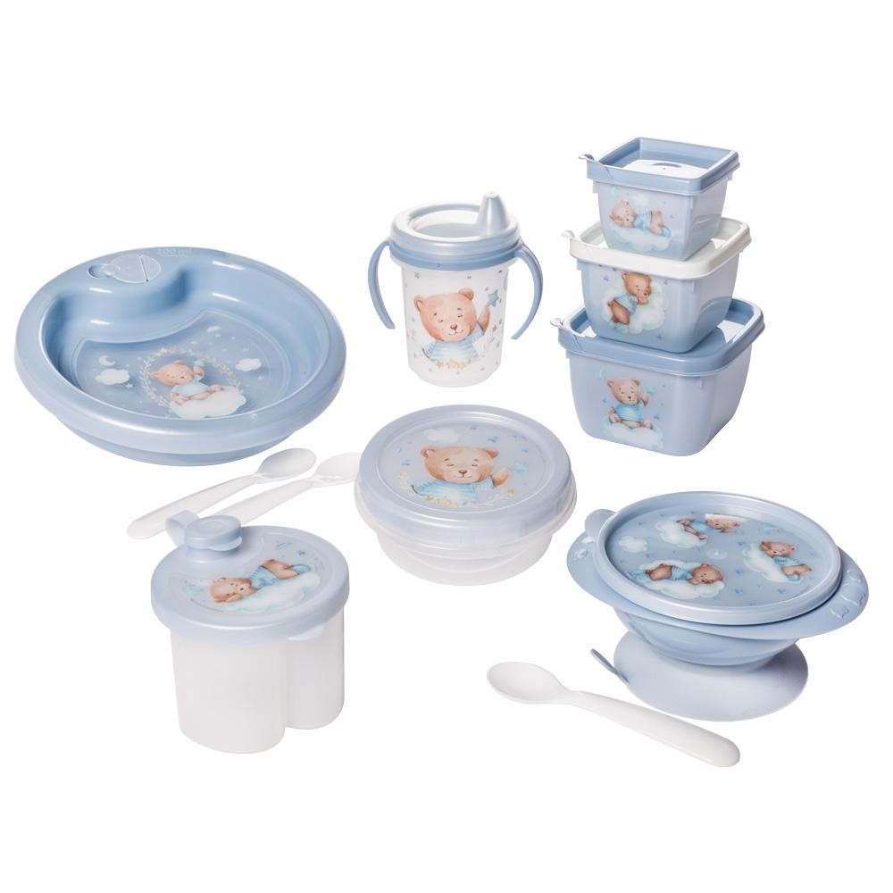 Conjunto para Introdução Alimentar Urso 6 Peças Conjunto para Introdução Alimentar Urso 6 Peças