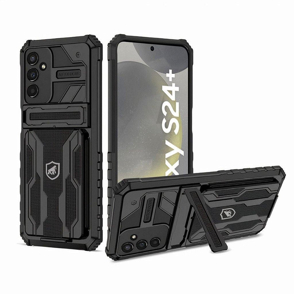 Capa Case Capinha Guardian p/ Samsung Galaxy S24 Plus Gshield – Proteção, Kickstand e Porta-Cartões Capa Case Capinha Guardian p/ Samsung Galaxy S24 Plus Gshield – Proteção, Kickstand e Porta-Cartões