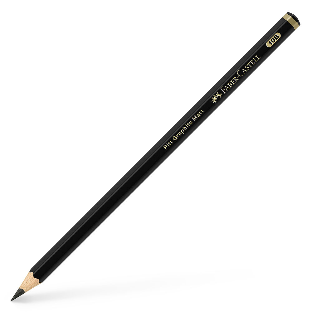 Lápis preto Pitt Grafite Matt 10B Faber-Castell Lápis preto Pitt Grafite Matt 10B Faber-Castell