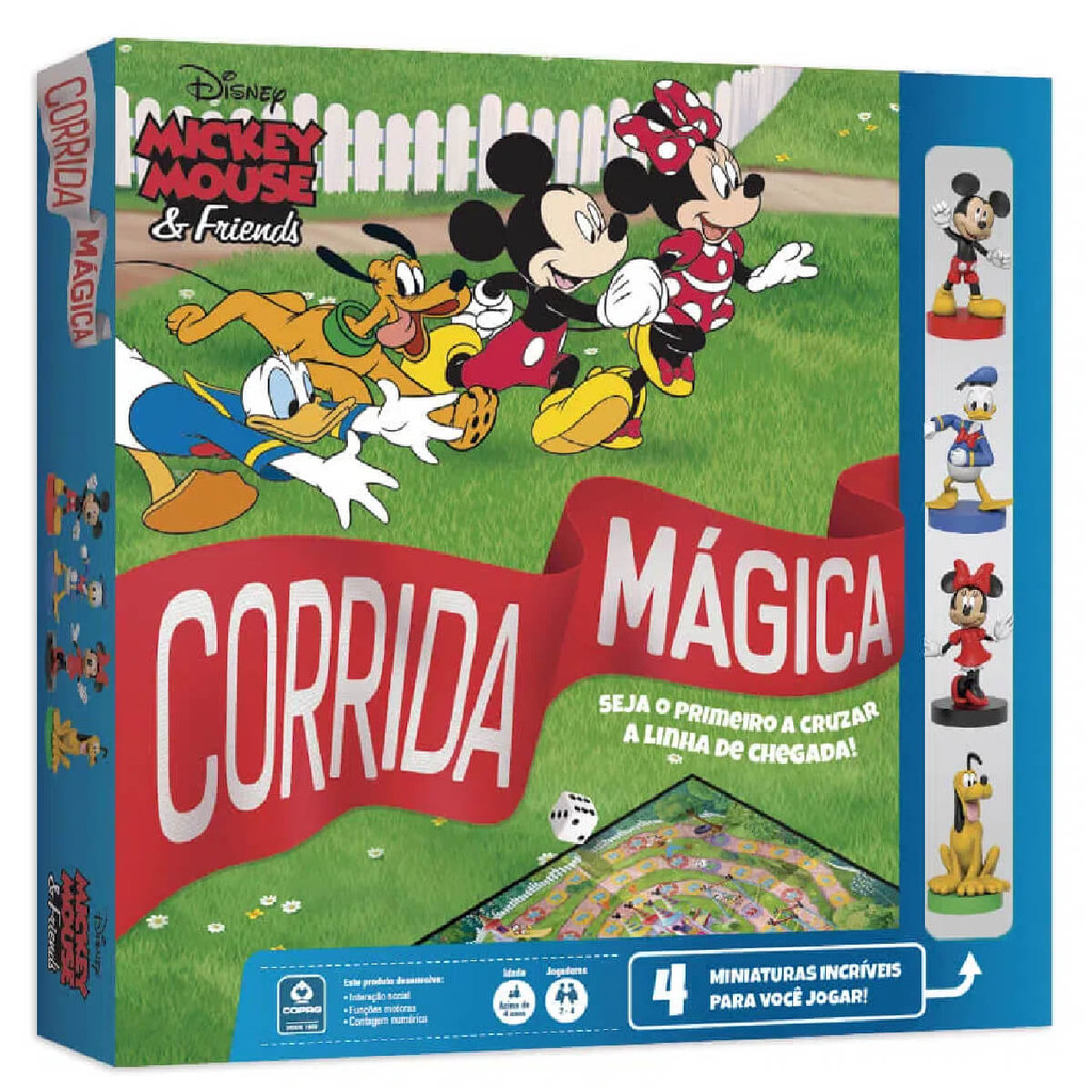 Jogo Corrida Mágica Mickey e Friends Copag – 90809 Jogo Corrida Mágica Mickey e Friends Copag – 90809