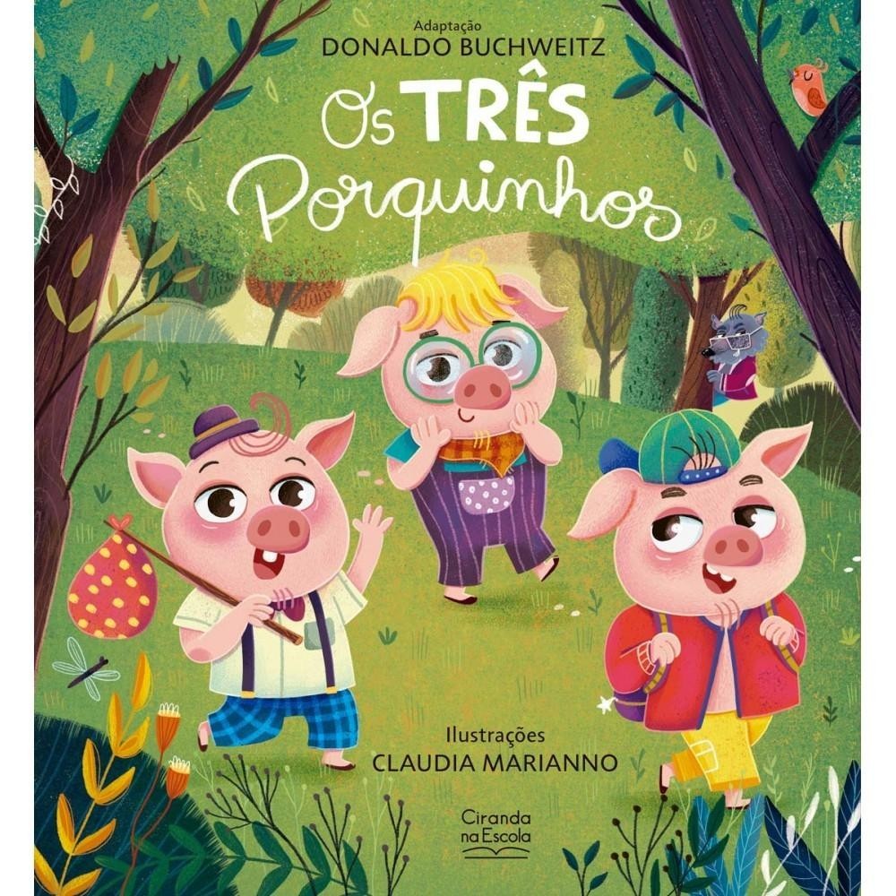 Livro Literatura infantil Os três porquinhos Livro Literatura infantil Os três porquinhos
