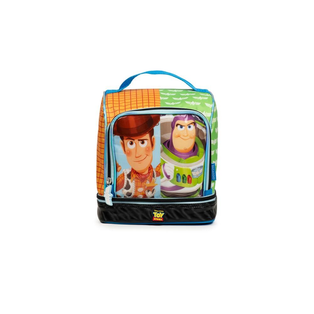 Lancheira Térmica Infantil Masculina Toy Story Verde e Caramelo Lancheira Térmica Infantil Masculina Toy Story Verde e Caramelo
