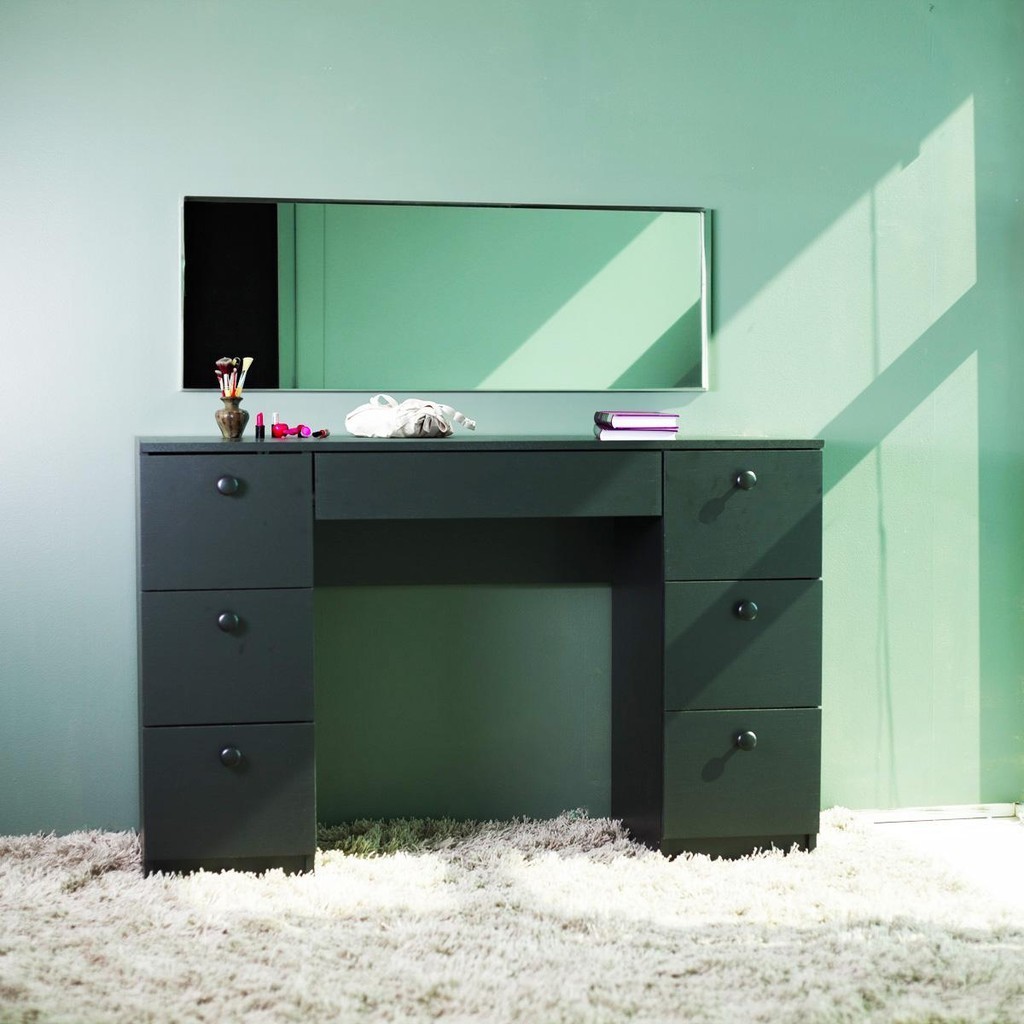 Mesa de Escritório Ditália 7 Gavetas PE-100 Mesa de Escritório Ditália 7 Gavetas PE-100