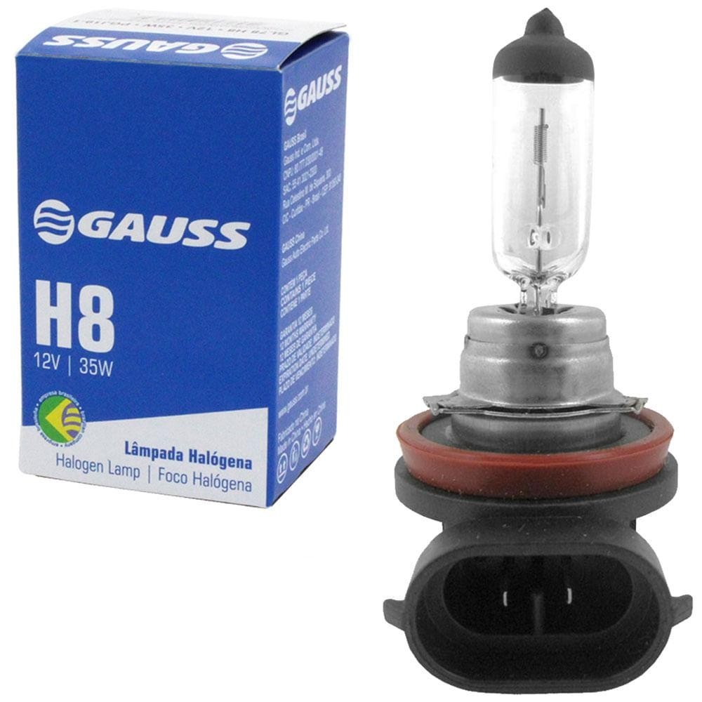 Lâmpada Halógena H8 35w 12v Pgj19-1 Farol Neblina Gl78 Gauss Lâmpada Halógena H8 35w 12v Pgj19-1 Farol Neblina Gl78 Gauss