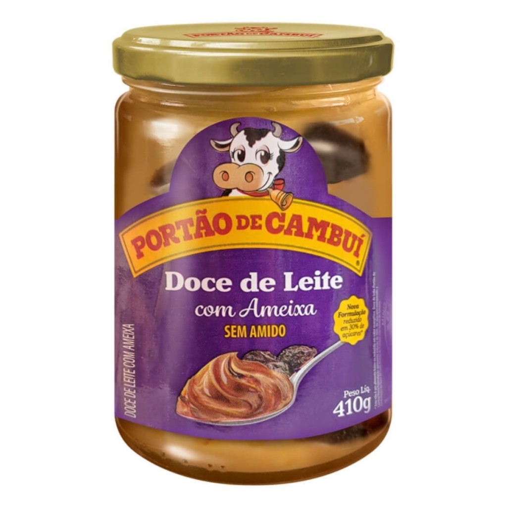 Doce de Leite Ameixa Pote 410g Pastoso Portão de Cambui Doce de Leite Ameixa Pote 410g Pastoso Portão de Cambui