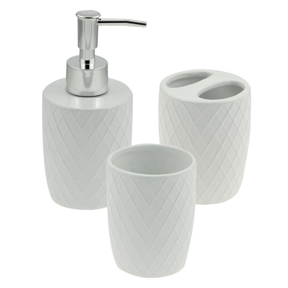 3 Peças para Banheiro Wolff Branco 3 Peças para Banheiro Wolff Branco