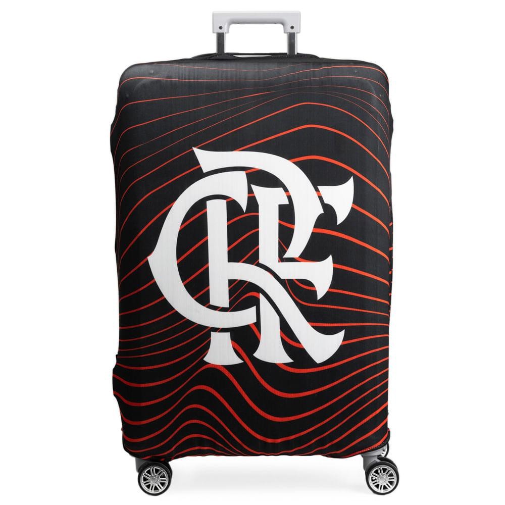 Capa de Mala Grande Flamengo CRF Oficial Preta Capa de Mala Grande Flamengo CRF Oficial Preta