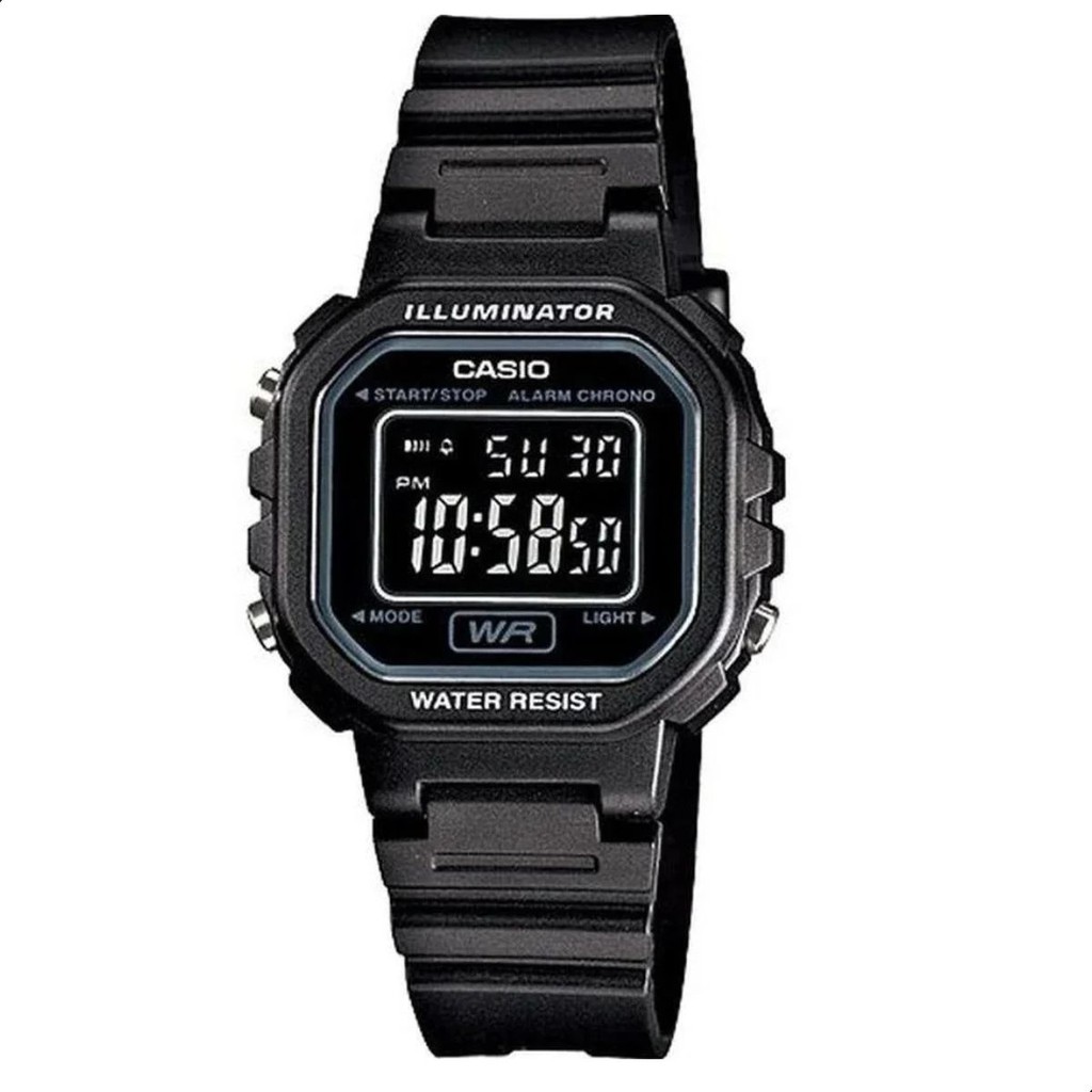 Relógio Casio Digital Vintage Unissex Preto Original Standard LA-20WH-1BDF Relógio Casio Digital Vintage Unissex Preto Original Standard LA-20WH-1BDF