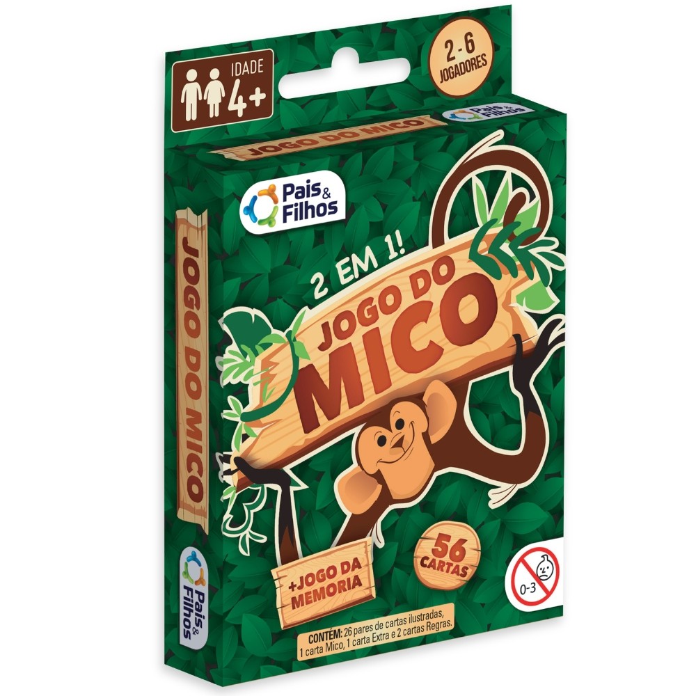 JOGO 2 EM 1 MICO + MEMÓRIA PAIS E FILHOS 56 CARTAS DIVERSÃO BRINQUEDO RACIOCÍNIO MACACO EDUCATIVO & JOGO 2 EM 1 MICO + MEMÓRIA PAIS E FILHOS 56 CARTAS DIVERSÃO BRINQUEDO RACIOCÍNIO MACACO EDUCATIVO &