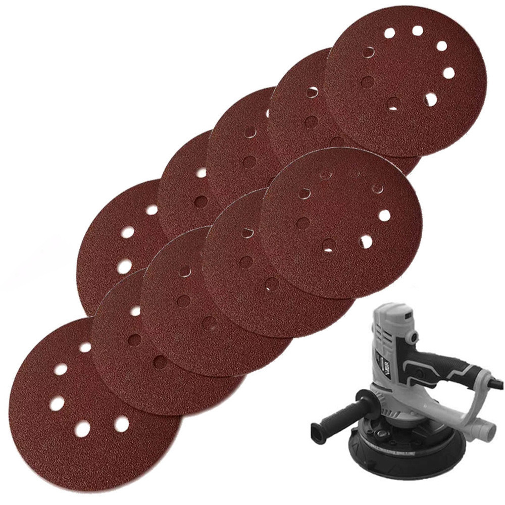 10 Disco Lixa Velcro 180mm Grão 180 Lixadeira Parede Wagner 10 Disco Lixa Velcro 180mm Grão 180 Lixadeira Parede Wagner