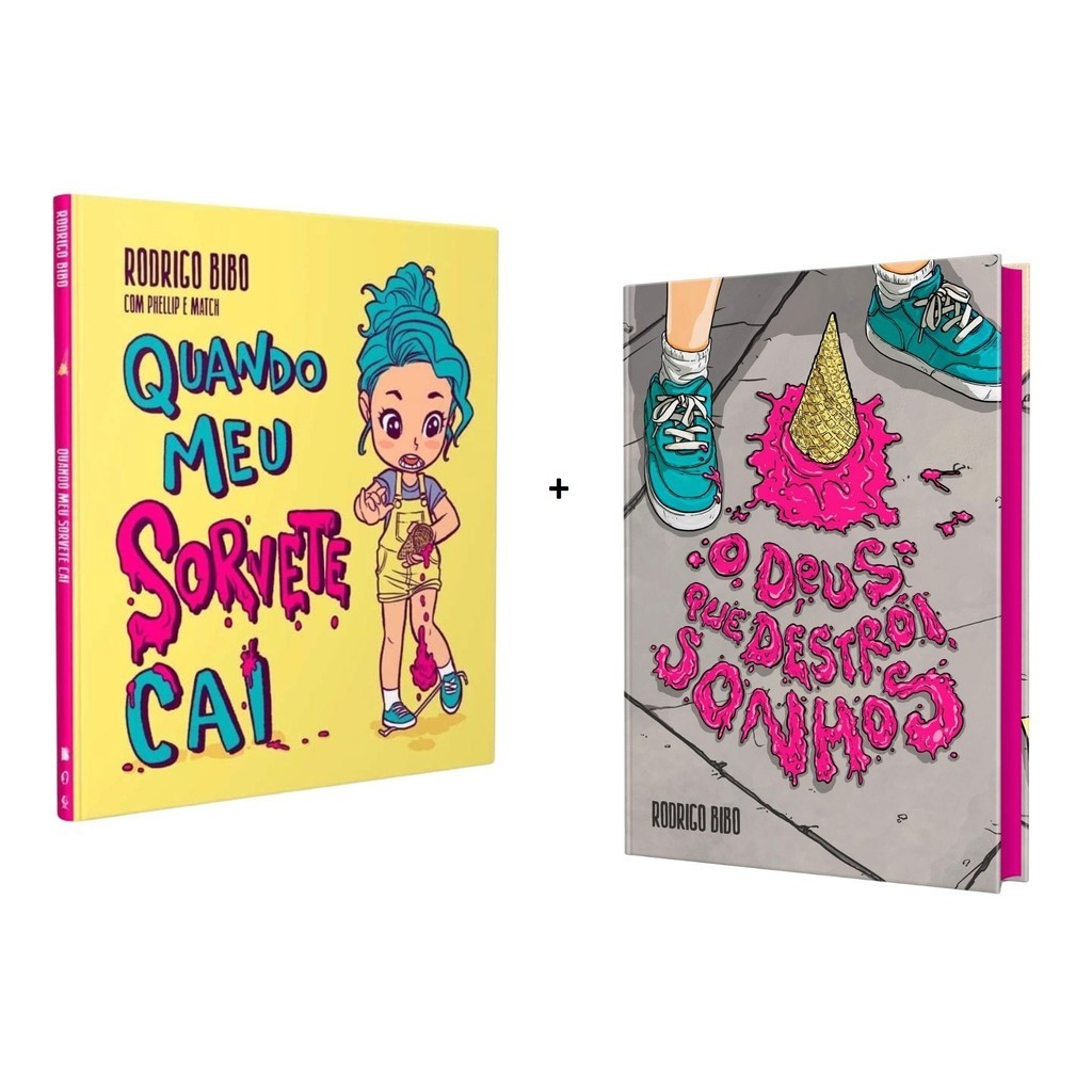Kit 2 Livros Capa Dura | Quando Meu Sorvete Cai + O Deus Que Destrói Sonhos Kit 2 Livros Capa Dura | Quando Meu Sorvete Cai + O Deus Que Destrói Sonhos