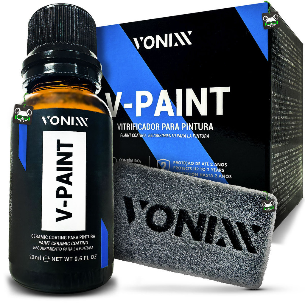 Vitrificador Automotivo Pintura Brilho V-Paint 20ml Vonixx Vitrificador Automotivo Pintura Brilho V-Paint 20ml Vonixx