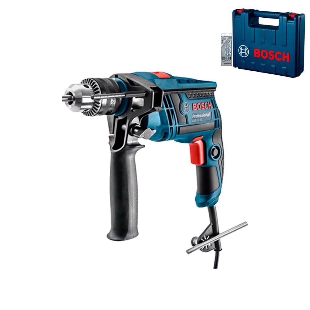 Furadeira Impacto 1/2 Pol 750w 12B8 com 5 Brocas BOSCH Furadeira Impacto 1/2 Pol 750w 12B8 com 5 Brocas BOSCH