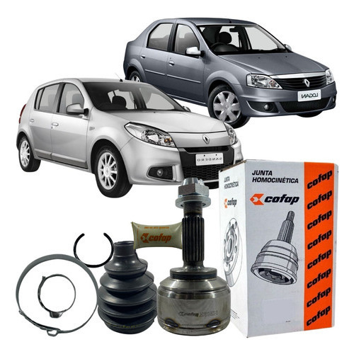 Ponteira Junta Homocinetica Cofap Renault Logan Sandero Ponteira Junta Homocinetica Cofap Renault Logan Sandero