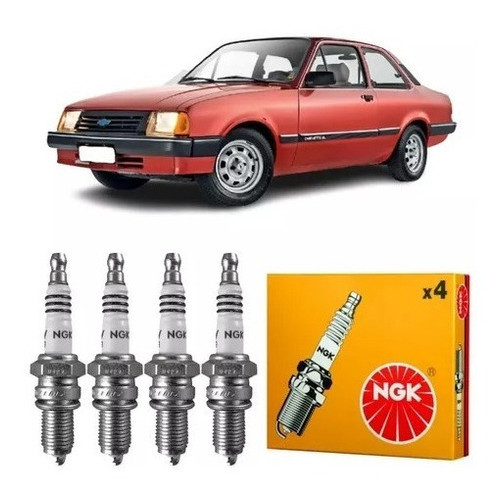 Jogo Vela Ignição Ngk Gm Chevette Marajo Chevy 500 Jogo Vela Ignição Ngk Gm Chevette Marajo Chevy 500