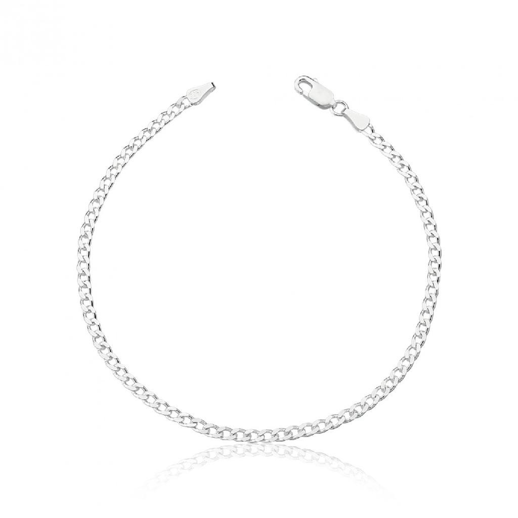 Pulseira Grumet 2.4mm Prata 925 Pulseira Grumet 2.4mm Prata 925