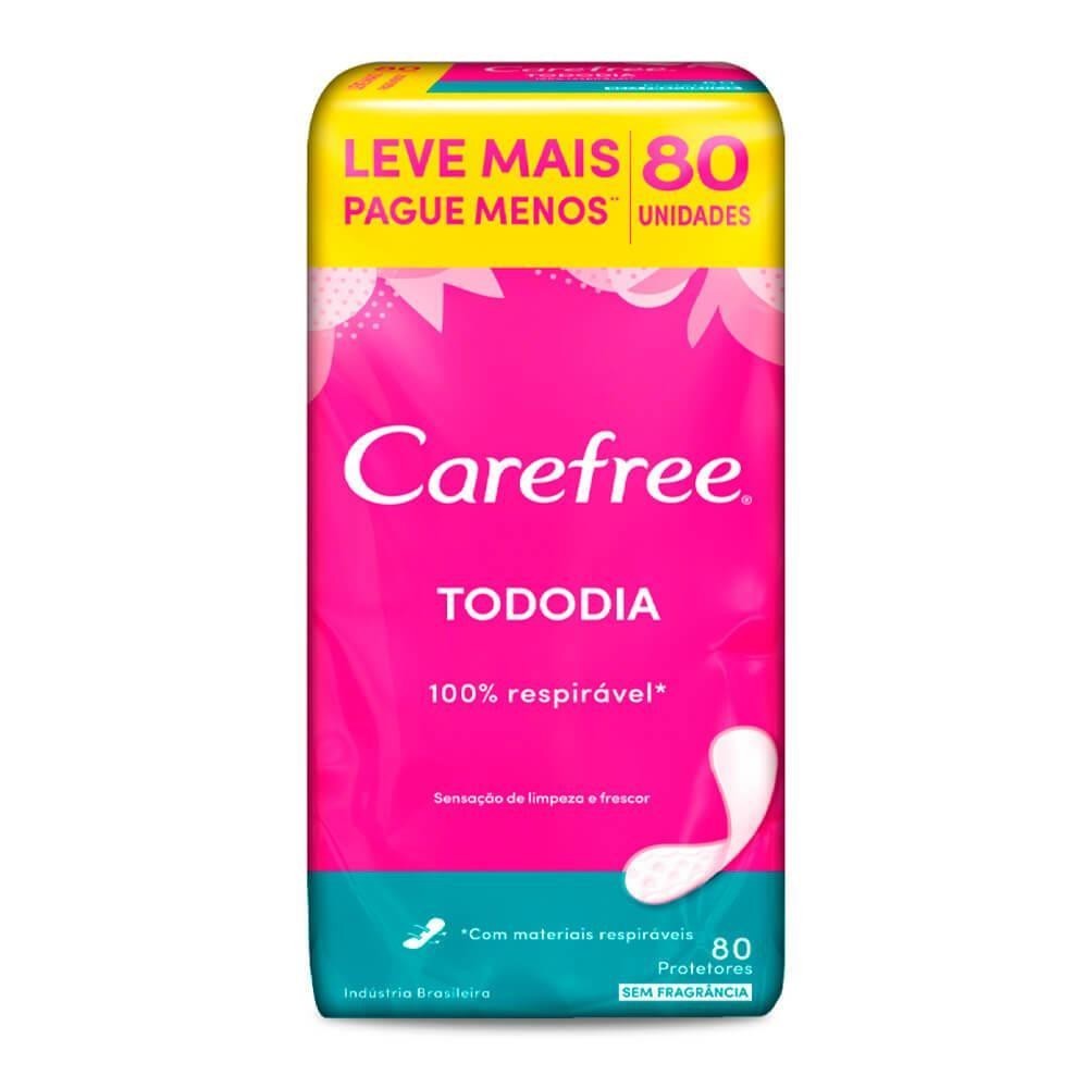CAREFREE PROTETOR DIÁRIO SEM FRAGRÂNCIA COM 80 UNIDADES CAREFREE PROTETOR DIÁRIO SEM FRAGRÂNCIA COM 80 UNIDADES