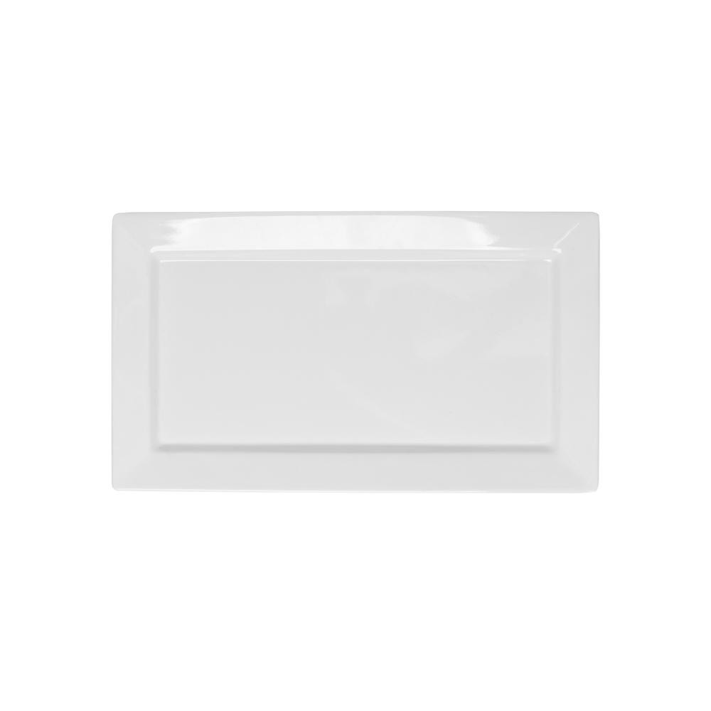 Travessa Wolff de Melamina Retangular Branca 35cm x 19,5cm Travessa Wolff de Melamina Retangular Branca 35cm x 19,5cm