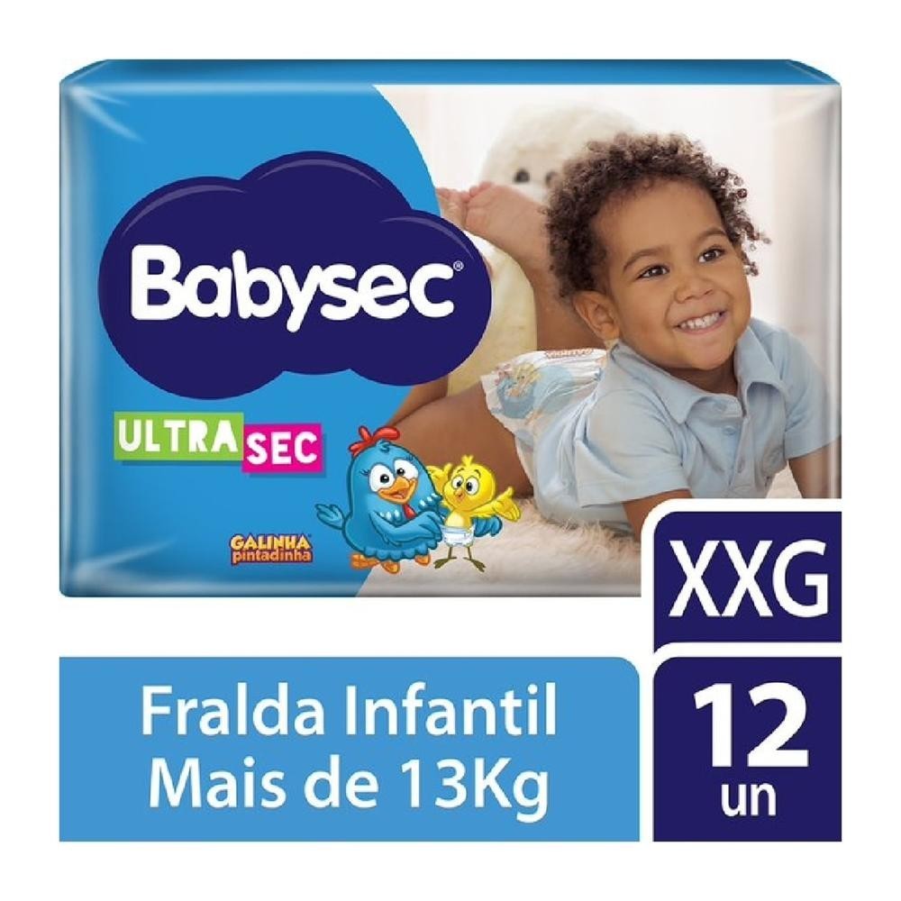 Fralda Babysec Galinha Pintadinha Ultrasec XXG 12 Unidades Fralda Babysec Galinha Pintadinha Ultrasec XXG 12 Unidades