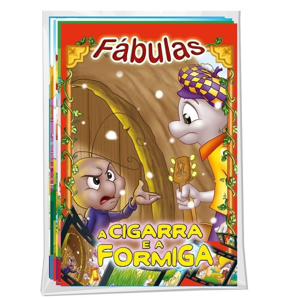 Solapa Média de Histórias (Pct com 08 temas diferentes) – Fábulas Solapa Média de Histórias (Pct com 08 temas diferentes) – Fábulas