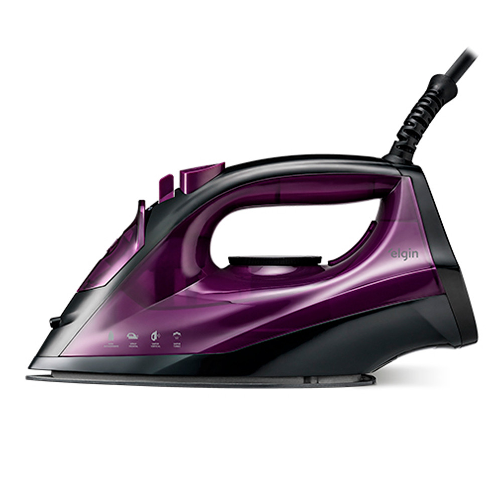 Ferro a Vapor Easy Pass 1700W RoxoElgin – 220V Ferro a Vapor Easy Pass 1700W RoxoElgin – 220V