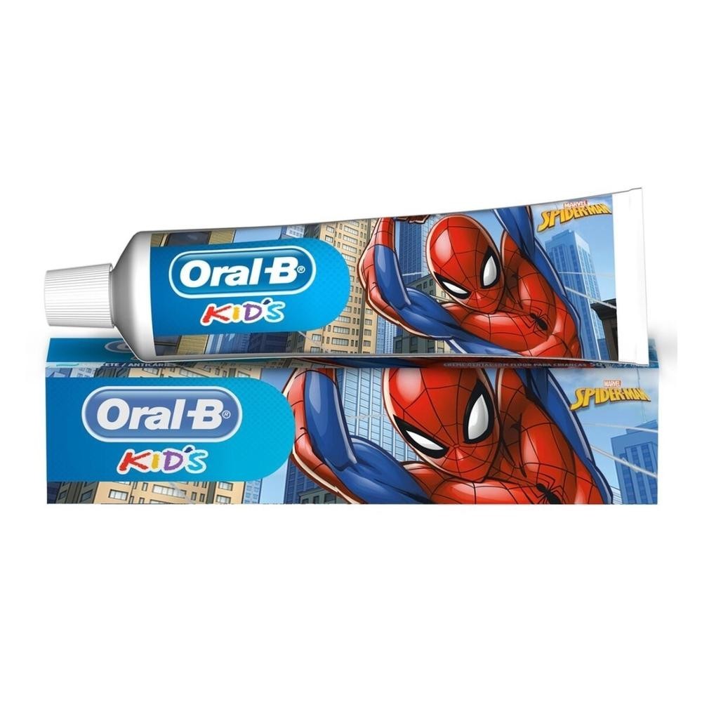 Creme Dental Oral-B Kid’s Spiderman 50g Creme Dental Oral-B Kid’s Spiderman 50g