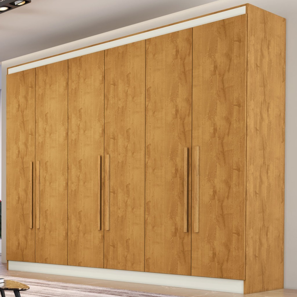 Guarda-Roupa Casal Oslo 6 Portas 4 Gavetas 100% Mdf Peroba – Mademarques Guarda-Roupa Casal Oslo 6 Portas 4 Gavetas 100% Mdf Peroba – Mademarques