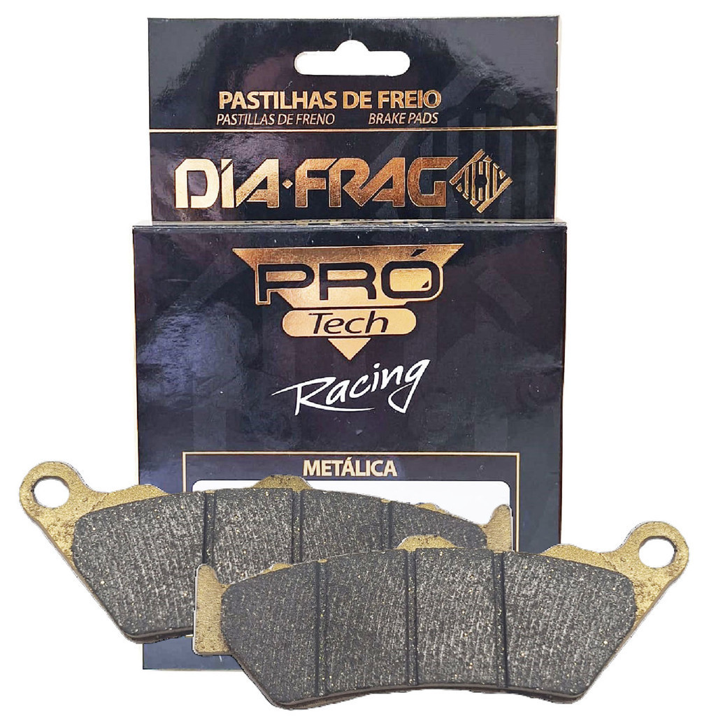Pastilhas de Freio Dianteira Cb 500 Antiga / Xt 660R / F 650 Gs Diafrag Pro Tech Racing Pastilhas de Freio Dianteira Cb 500 Antiga / Xt 660R / F 650 Gs Diafrag Pro Tech Racing