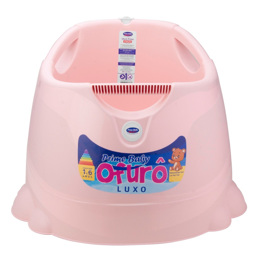 Banheira Ofurô Infantil Prime Baby Confort 1 A 6 Anos Rosa 20 Litros Banheira Ofurô Infantil Prime Baby Confort 1 A 6 Anos Rosa 20 Litros