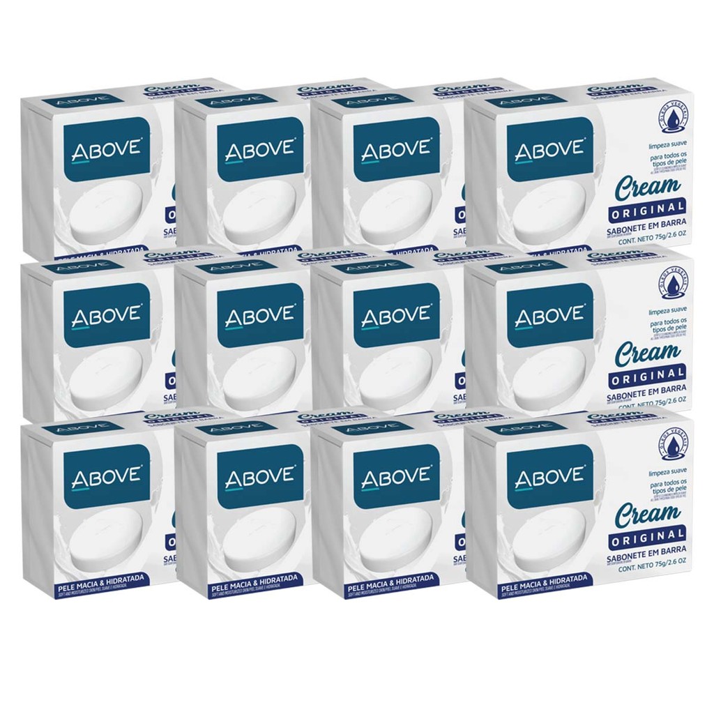 Kit 12 und Sabonete Above Barra 75g Cream Original Kit 12 und Sabonete Above Barra 75g Cream Original