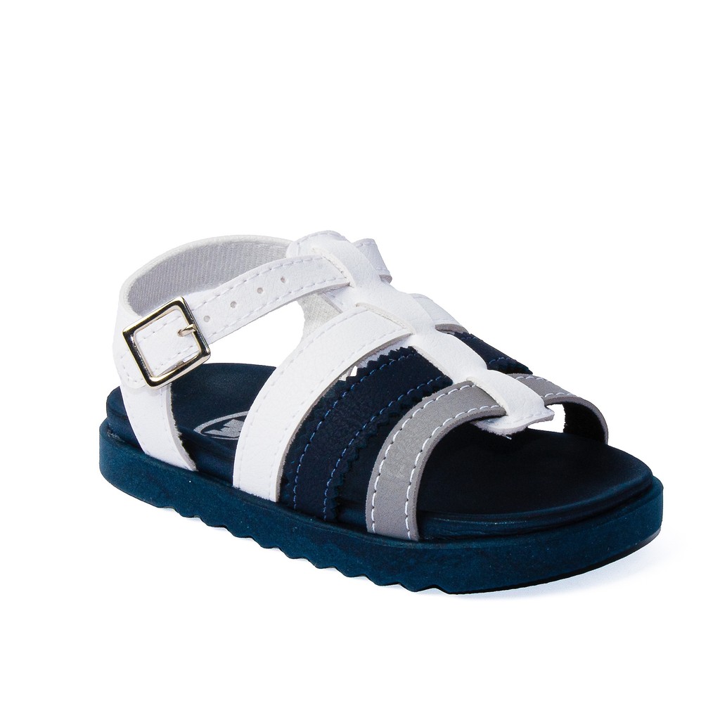 Sandália Infantil Menino Bebê Casual Confortável 2636-205 Sandália Infantil Menino Bebê Casual Confortável 2636-205