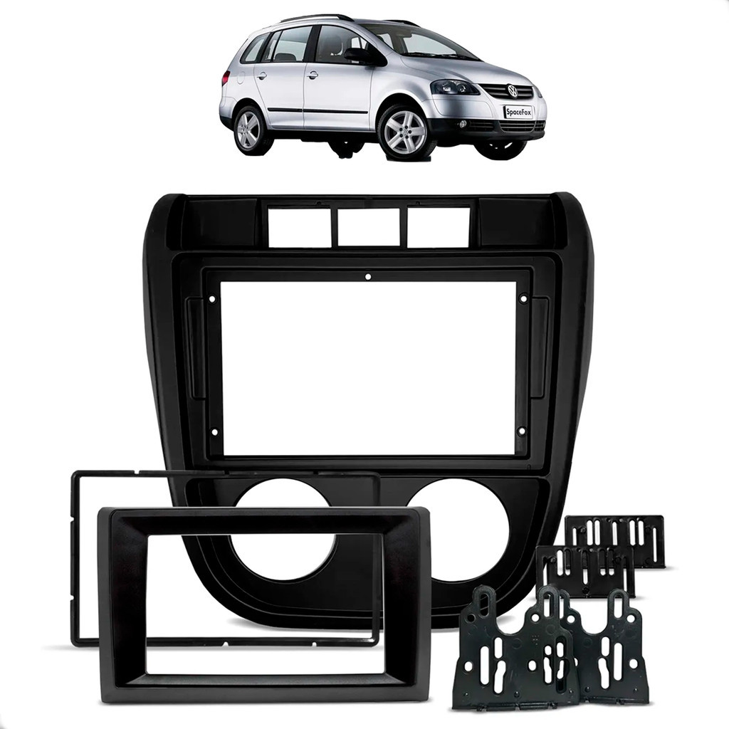 Moldura De Painel 2 Din Multimidia Dvd Spacefox 2003 – 2009 Moldura De Painel 2 Din Multimidia Dvd Spacefox 2003 – 2009