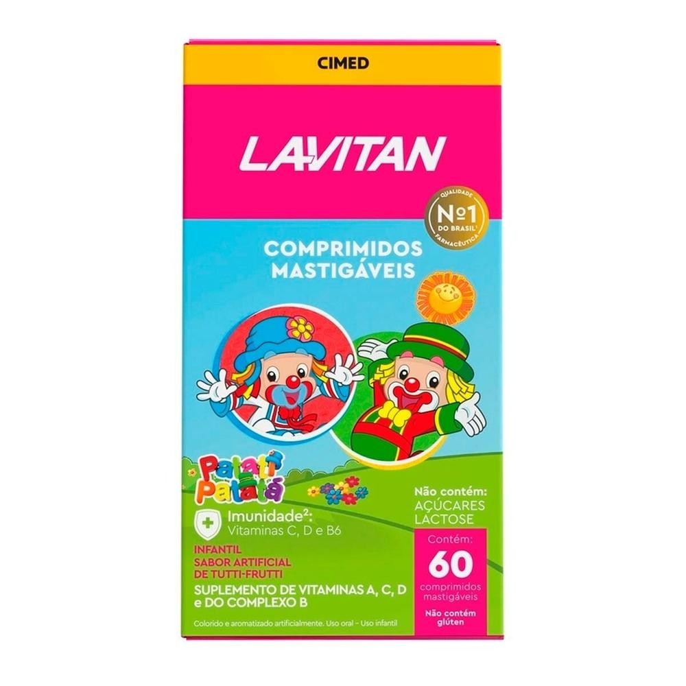 Lavitan Kids Tutti-Frutti 60 Comprimidos Lavitan Kids Tutti-Frutti 60 Comprimidos