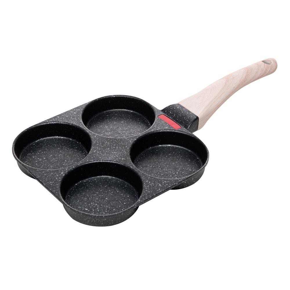 Frigideira de Indução com 4 Cavidades Wolff Granilite Preta