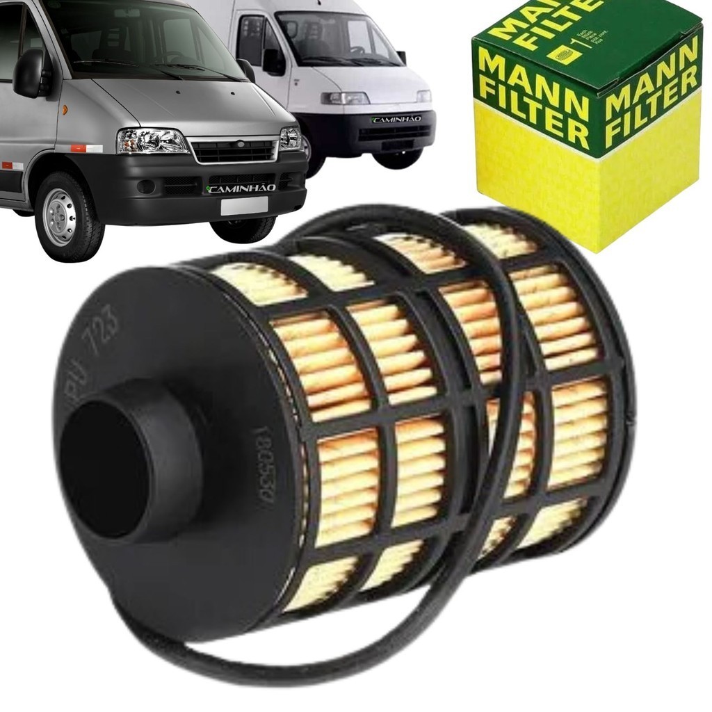 Filtro Diesel Combustível Fiat Ducato / Citröen Jumper / Peugeot Boxer – 2.8 2.3 3.0 – 2001 a 2011 (PU723X / 007736